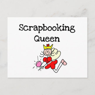 Stick Figuur Scrapbook Queen Tshirts and Gifts Briefkaart