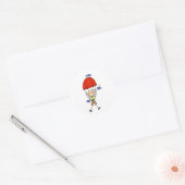 Stick figuur Sky Diver Stickers (Envelop)