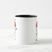 Stick Figuur Sky Diver Tshirts en cadeautjes Mok (Midden)