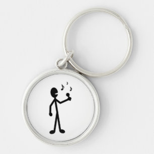 Stick-figuur Sleutelhanger