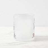 Stick Figuur Snowshoing Matglas Koffiemok (Center)