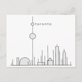 Stick Figuur Toronto Briefkaart
