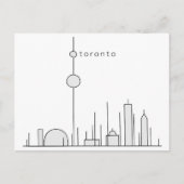Stick Figuur Toronto Briefkaart (Voorkant)