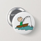 Stick Figuur Vist Button (Voorkant /achterkant)