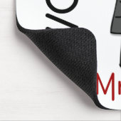 Stick Figuur Wedding Couple Mr. & Mrs Altijd Muismat (Hoek)