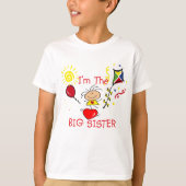 Stick Fiigure Big Sister Girl T-shirt (Voorkant)