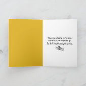 Stick Girl Afstuderen met Diploma Kaart (Binnen)