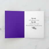 Stick Girl Afstuderen met Hair en Diploma Kaart (Binnen)