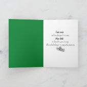 Stick Girl Afstuderen met Hair en Diploma Kaart (Binnen)