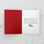 Stick Girl Afstuderen met Hair en Diploma Kaart (Binnen)