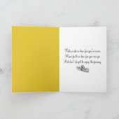 Stick Girl Afstuderen met Hair en Diploma Kaart (Binnen)