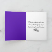 Stick Girl Afstuderen met Hair en Diploma Kaart (Binnen)