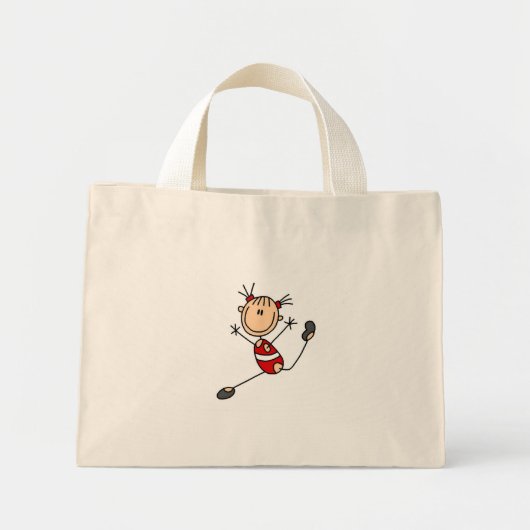 Stick Girl Gymnast Bags Mini Tote Bag (Voorkant)