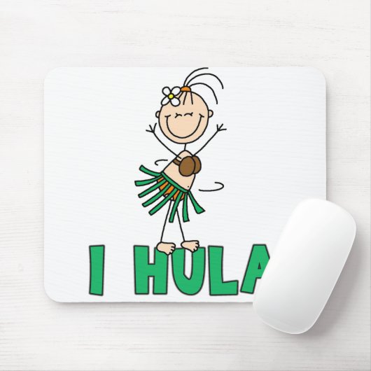 Stick Girl I Hula Mousepad Muismat (Met muis)