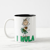 Stick Girl I Hula Tweekleurige Koffiemok (Links)