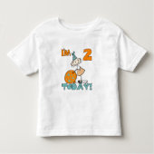 Stick Girl Ik ben 2 Vandaag Tshirts en geschenken (Voorkant)