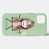 Stick Girl met Daisies Case-Mate iPhone Case (Achterkant (horizontaal))