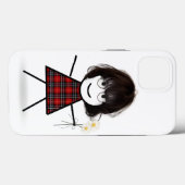 Stick Girl met Daisies Case-Mate iPhone Case (Achterkant (horizontaal))