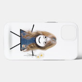 Stick Girl met Daisies Case-Mate iPhone Case (Achterkant (horizontaal))