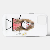 Stick Girl met Daisies Case-Mate iPhone Case (Achterkant (horizontaal))