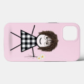 Stick Girl met Daisy Bouquet Case-Mate iPhone Case (Achterkant (horizontaal))