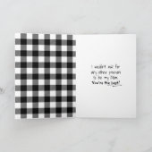 Stick Girl met Hair voor Moederdag Kaart (Binnen)