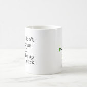 Stick Girl met koffie en quote Koffiemok (Center)