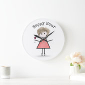 Stick Girl met wijnglas Grote Klok (Huis)
