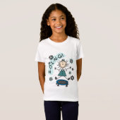 Stick Girl op Trampoline T-shirts en cadeautjes (Voorkant volledig)