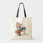 Stick Girl Ride Em Cowgirl Tshirts en Gifts Tote Bag (Voorkant)
