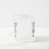 Stick Girls Jumping Rope Matglas Koffiemok (Center)