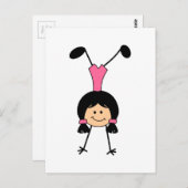 STICK GYMNAST BRIEFKAART (Voorkant / Achterkant)