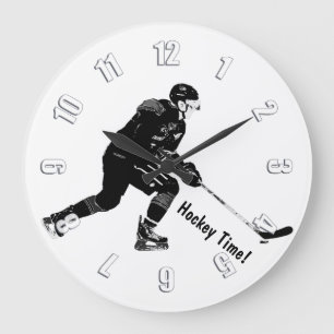 Stick Handeling Pro-Ice Hockey Player Grote Klok