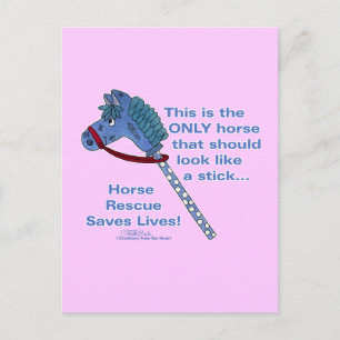 Stick Horse Briefkaart