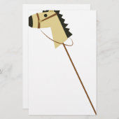 Stick Horse Briefpapier (Voorkant / Achterkant)