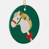 Stick Horse Keramisch Ornament (Rechts)