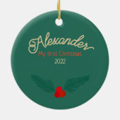 Stick Horse Keramisch Ornament (Achterkant)