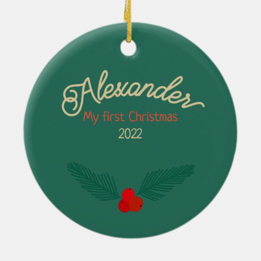 Stick Horse Keramisch Ornament (Achterkant)