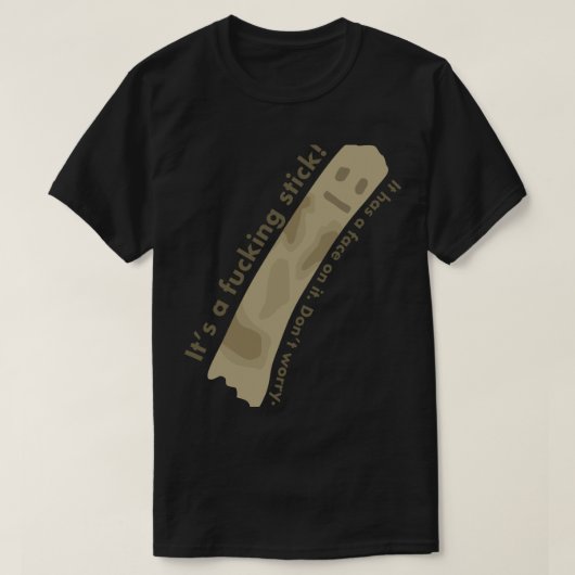 Stick Idol (ongecensureerde versie) T-shirt (Design voorkant)