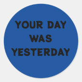 STICK IT - ATTITEE RONDE STICKER (Voorkant)