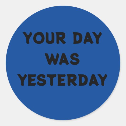 STICK IT - ATTITEE RONDE STICKER (Voorkant)