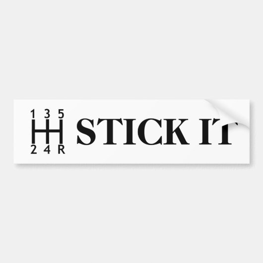 Stick it bumpersticker (Voorkant)