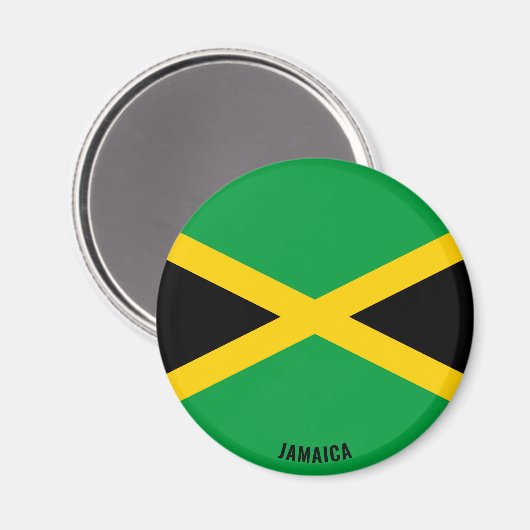 "Stick It" Charmante Jamaica Patriottische magneet (Voorkant / Achterkant)