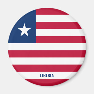 "Stick It" Charmante Liberia Patriottische magneet