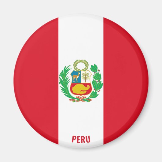 "Stick It" Charmante Peru Patriottische magneet (Voorkant)