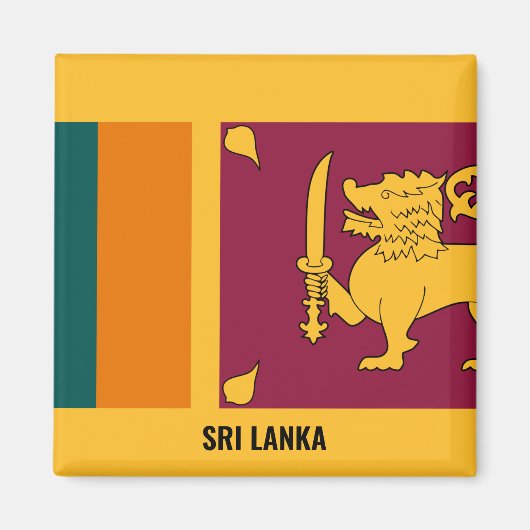 "Stick It" Charmante Sri Lanka Patriottische magne Magneet (Voorkant)