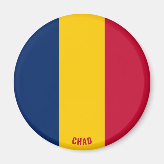 "Stick It" Charmante Tsjaad Patriottische magneet (Voorkant)