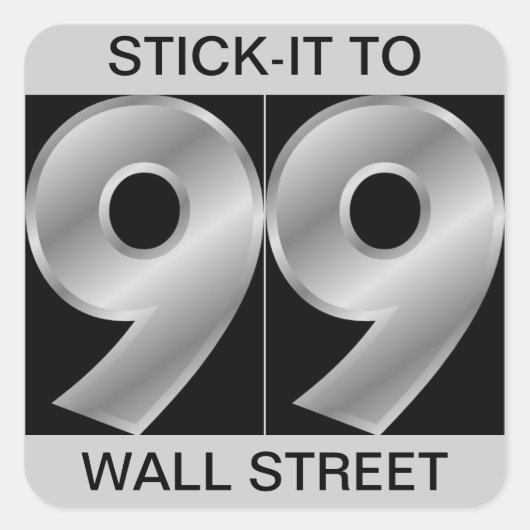 STICK-IT OM STREET TE WALEN VIERKANTE STICKER (Voorkant)