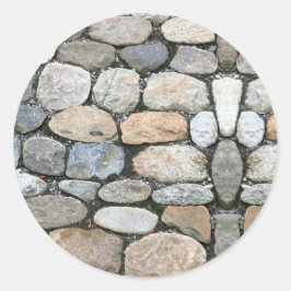 STICK IT - OUDE WERELD KASSEIEN RONDE STICKER