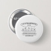 Stick jongens zeggen Neurofibromatosis Ronde Button 5,7 Cm (Voorkant /achterkant)